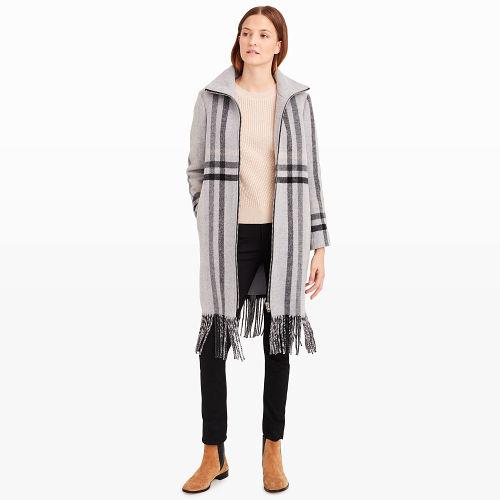 Club Monaco Color Grey Plaid Jorrdynne Coat
