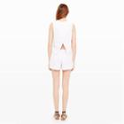 Club Monaco Color White Lyndsey Open-back Jumper In Size 4