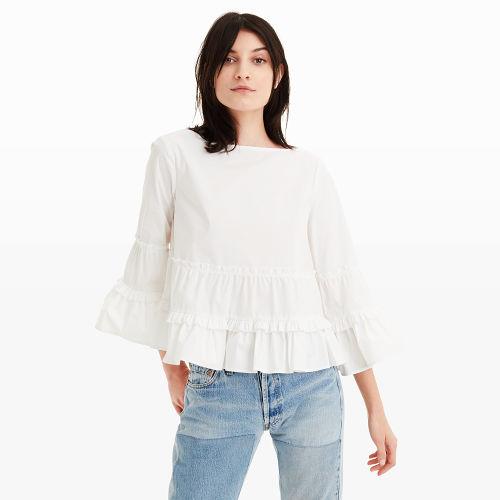 Club Monaco Color White Peibi Top