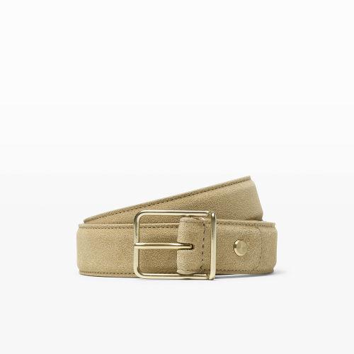 Club Monaco Suede Self Keeper Belt