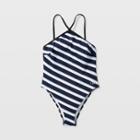 Club Monaco Solid & Striped Sandra Maillot