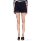 Club Monaco Color Black Carrie Lace Short In Size 2