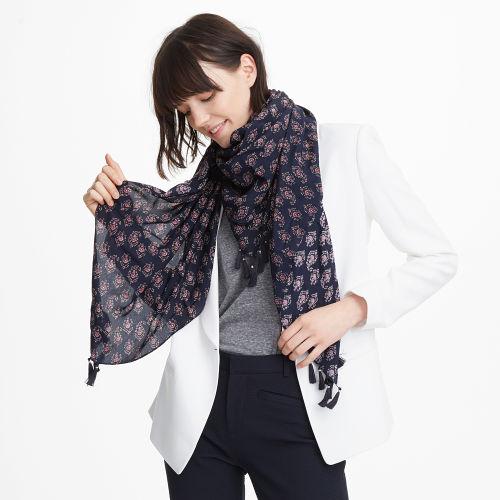 Club Monaco Color Blue Thora Scarf