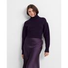 Club Monaco Purple Easy Turtleneck Sweater