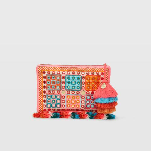 Club Monaco Color Multi Figue Fara Pouch