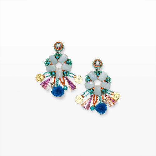 Club Monaco Color Multi Ranjana Khan Beaded Earring