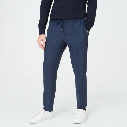 Club Monaco Color Blue Elastic Pintuck Pant