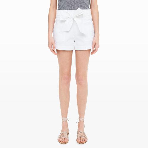 Club Monaco Color White Valencina Shorts