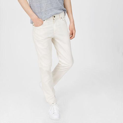Club Monaco Color Bleach Super Slim Linen Pant