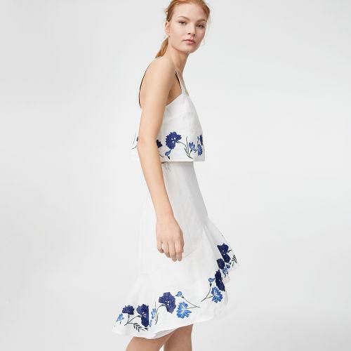 Club Monaco Color Blue Lolia Skirt