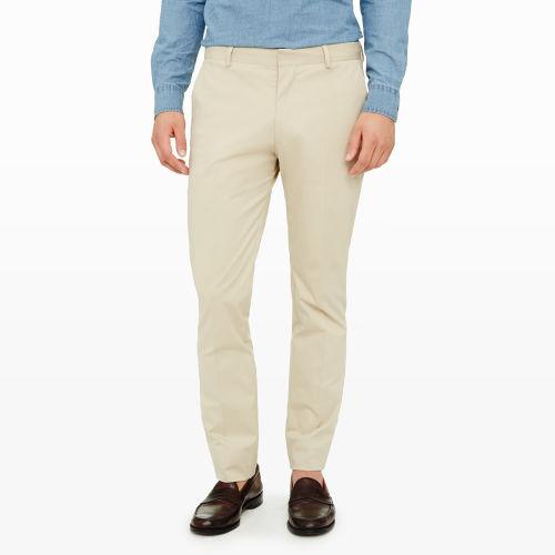 Club Monaco Color White Grant Cotton Suit Trouser