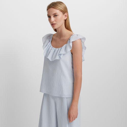 Club Monaco Color Blue Asmund Top