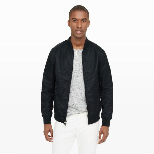 Club Monaco Color Black Modern Driving Jacket In Size Xs
