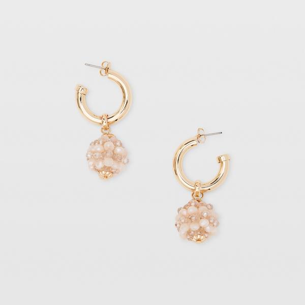 Club Monaco Bead Charm Earrings