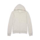 Club Monaco Color Grey Essential Zip Up Hoodie In Size Xl