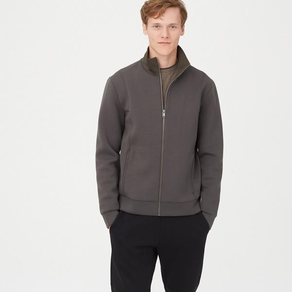 Club Monaco Dark Olive Tech Track Jacket