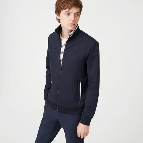 Club Monaco Color Black Tipped Track Jacket