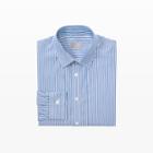 Club Monaco Color Blue Slim-fit Stripe Dress Shirt