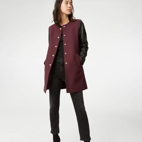 Club Monaco Color Purple Wioletta Coat