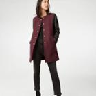 Club Monaco Color Purple Wioletta Coat