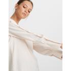 Club Monaco Almond Button Sleeve Top