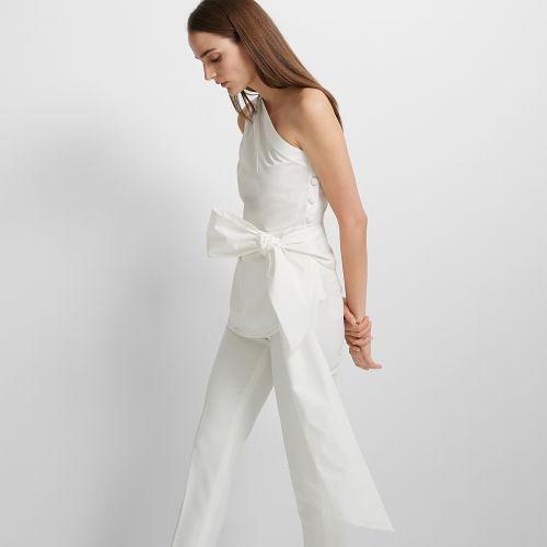 Club Monaco Color White Offri Top