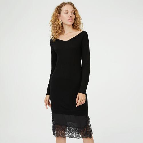 Club Monaco Color Black Tamila Sweater Dress
