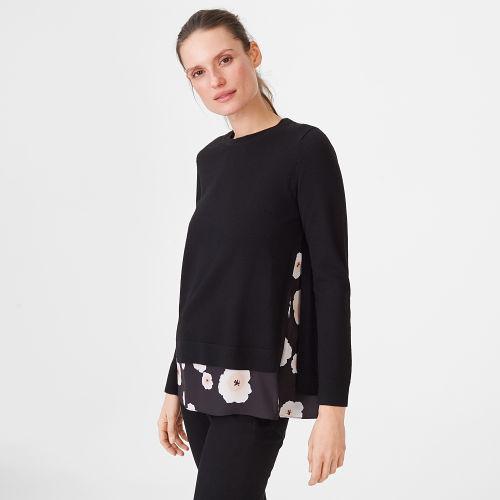 Club Monaco Color Black Petrah Merino Sweater