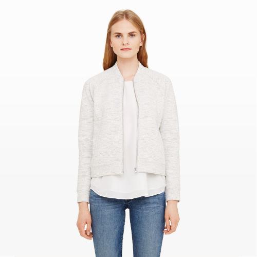 Club Monaco Color Grey Hoyte Bomber Jacket