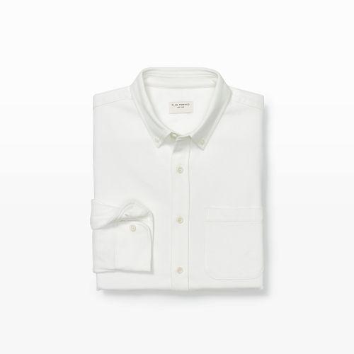 Club Monaco Color White Slim Soft Twill Shirt