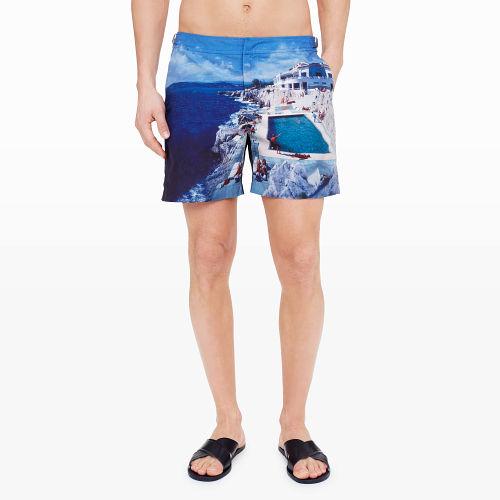 Club Monaco Color Blue Orlebar Brown Trunk Eden Roc