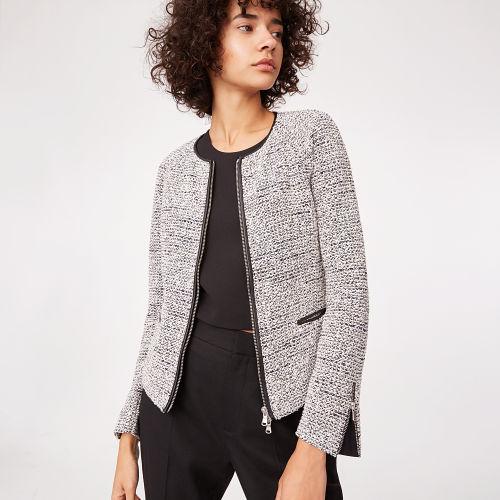 Club Monaco Color Black Bria Knit Jacket