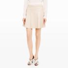 Club Monaco Color Brown Tobi Leather Skirt
