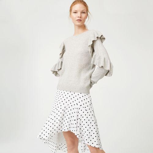 Club Monaco Color White Eudora Cashmere Sweater