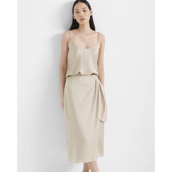 Club Monaco Midi Wrap Skirt