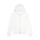 Club Monaco Color White Cashmere Hoodie In Size Xl