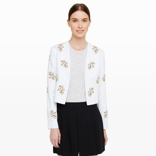 Cc Color White Rocci Embellished Jacket
