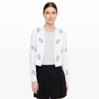 Cc Color White Rocci Embellished Jacket