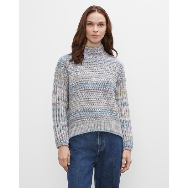 Club Monaco Space Dyed Texture Mockneck Sweater