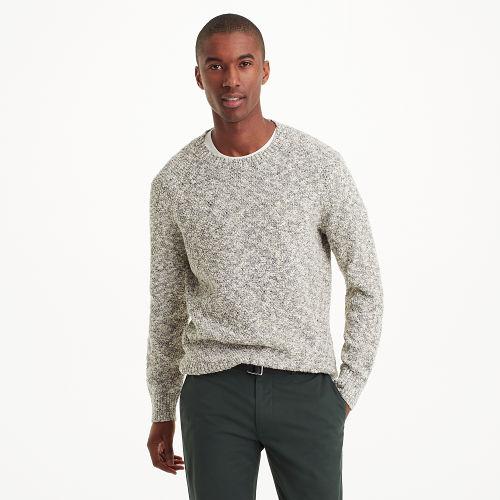 Club Monaco Color Black Cotton Linen Slub Crew