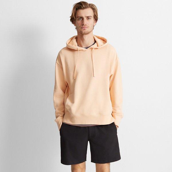 Club Monaco Orange Sherbet Garment-dyed Hoodie