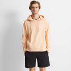 Club Monaco Orange Sherbet Garment-dyed Hoodie