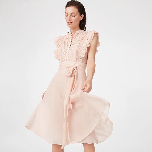Club Monaco Color Pink Saffra Dress