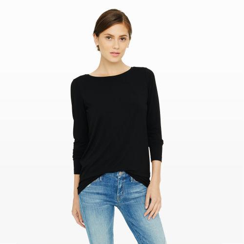 Club Monaco Color Black Lutecia Top In Size Xs