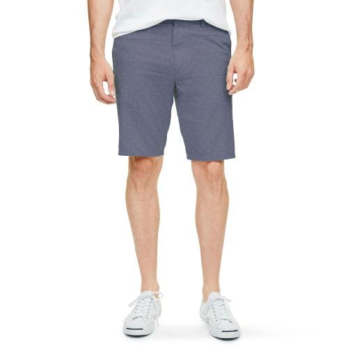 Club Monaco Color Blue 10 &frac12; Chambray Dot Short