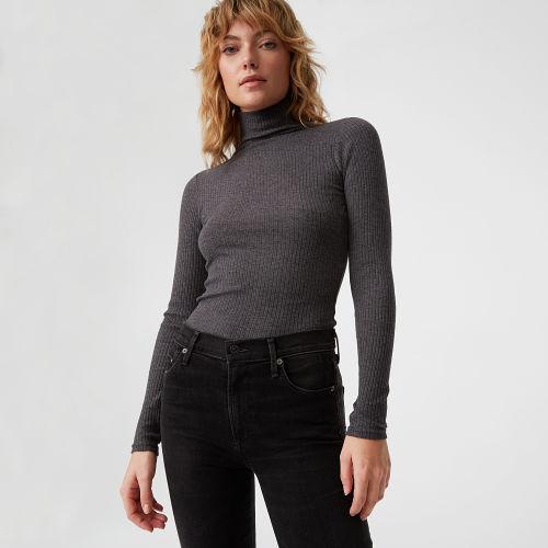 Club Monaco Color Grey Julie Turtleneck