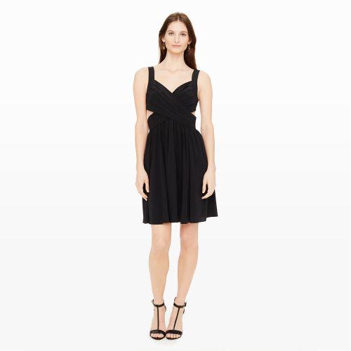 Club Monaco Color Black Kaya Silk Dress