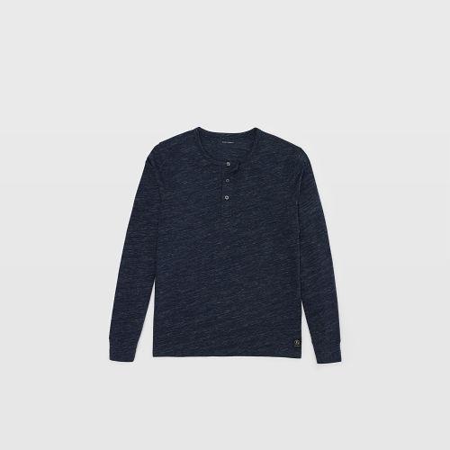 Club Monaco Color Blue Heathered Henley