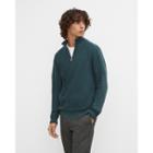 Club Monaco Cashmere Quarter-zip Sweater