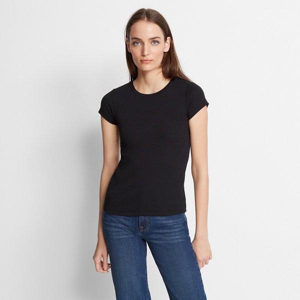 Club Monaco Black Bowee Tee